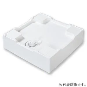 テクノテック 床上配管対応給水栓付防水パン 排水管用開口あり 幅740mmサイズ 耐荷重200kg 専用排水トラップ付 ニューホワイト TPRF740-W3-FN