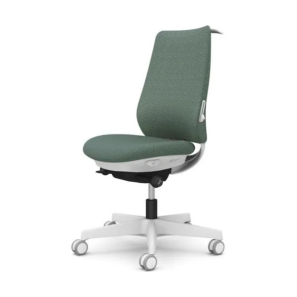 オカムラ ポータム肘なし背クッションスタンダードタイプホワイトボディハンガー有ランバー有ウレタンキャスター CF14ZZ FXW5 1点