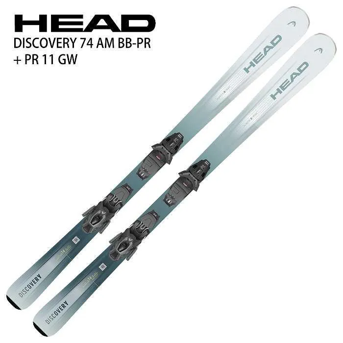 [特典付]ヘッド スキー板 2027 HEAD DISCOVERY 74 AM BB-PR + PR 11 GW ディスカバリー オールラウンド ビンディングセット 26-27ST