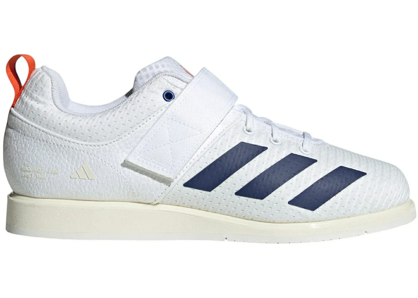 アディダス パワーフィット 白色 ホワイト 青色 ブルー スニーカー メンズ ADIDAS POWERLIFT 5 CLOUD WHITE DARK BLUE ROYAL / CLOUD WHITE DARK BLUE ROYAL BLUE