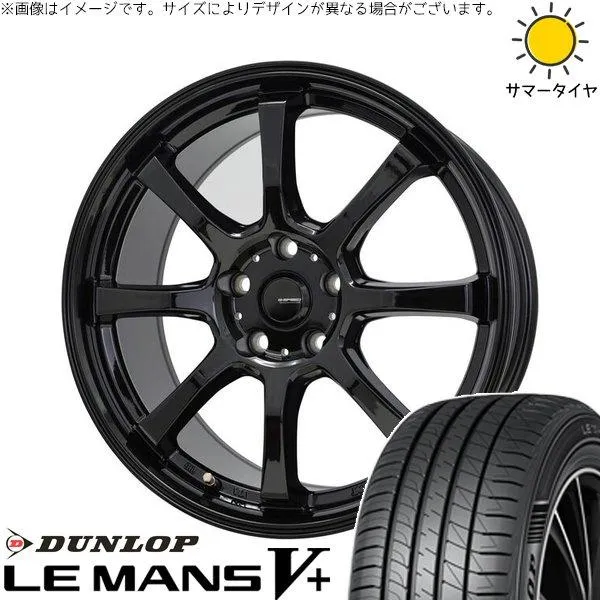 シエンタ 10系 205/45R17 ホイールセット | ルマンファイブ \u0026 Gスピード G08 17インチ 5穴100