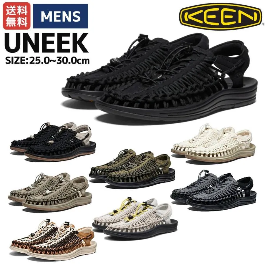 キーン KEEN UNEEK ユニーク メンズ サンダル スニーカー シューズ スリッポン アウトドア キャンプ カジュアル フェス 街歩き 旅行 オールシーズン