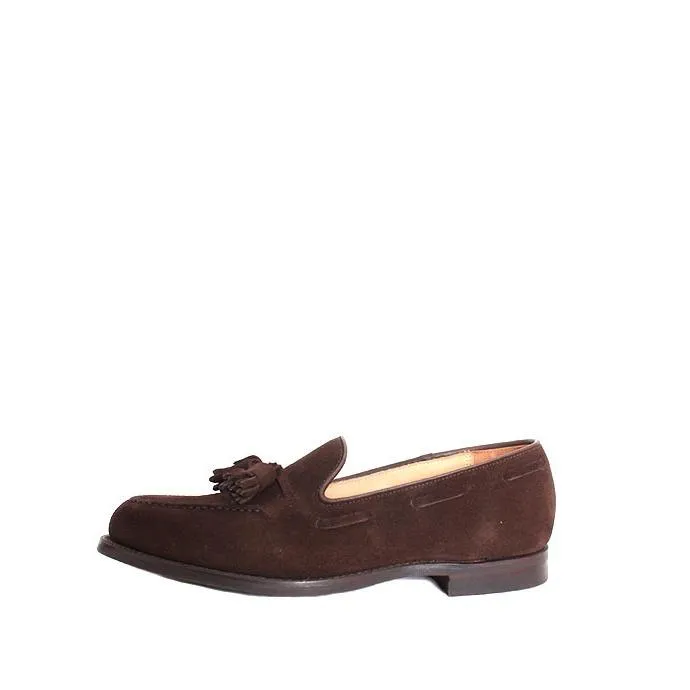 CROCKETT&JONESクロケット＆ジョーンズ　CAVENDISH3/キャベンディッシュ3　 ダークブラウン　タッセルローファー　スエードレザー