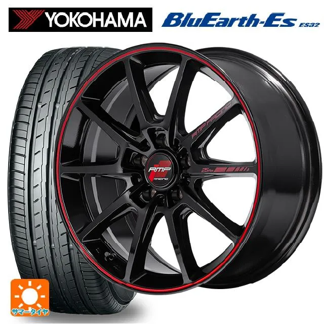 スバル クロストレック(5AA-GUE)用 225/55R18 98V ヨコハマ ブルーアースEs ES32 # MIDレーシング R25 プラス