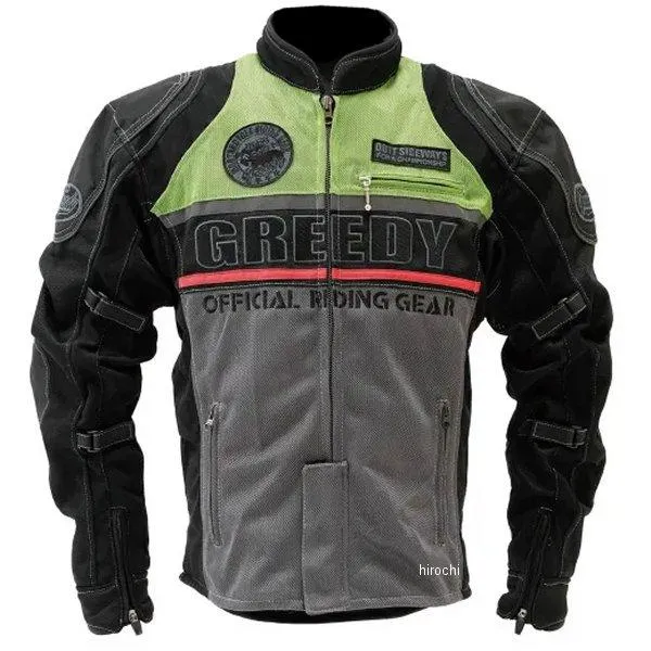 GRGNS061GRS GNS-061 グリーディー GREEDY 春夏モデル スポーツメッシュジャケット 緑 Sサイズ HD店