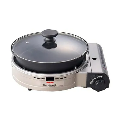 【中古】（新古品） イワタニ Iwatani カセットフー ビストロの達人プラス シルバー CB-BST-PLS グリル鍋 ホットプレート