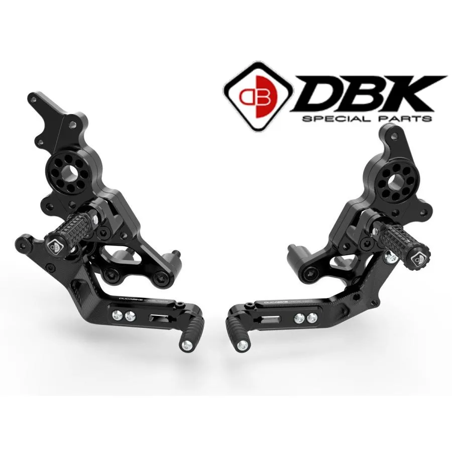 【正規輸入代理店】DUCABIKE (DBK) - アジャスタブルステップキット HYPERMOTARD 950 / SP フルスペック ブラック / ブラック