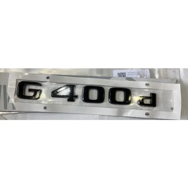純正 W463A ゲレンデ用 ナイトパッケージ G400d ブラック リア エンブレム