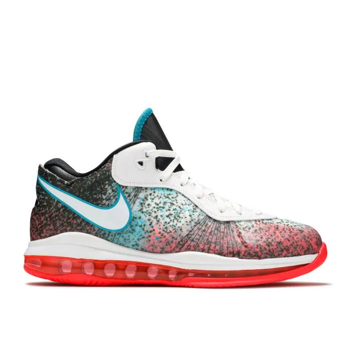 ナイキ Nike 【 Lebron 8 V/2 Low Retro Miami Night 2021 Men White/Solar Red/Glass Blue/White 】 Lebron レブロン レトロ メンズ 白色 ホワイト Red 赤・レッド 青色 ブルー