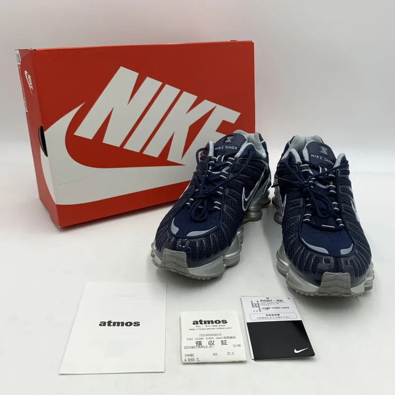 【中古品】【メンズ】 NIKE ナイキ SHOX TL OBSIDIAN IH4481-400 ショックス オブシディアン スニーカー 靴 シューズ 160-260213-ko-04-tei サイズ：27.5cn カラー：アーモリーブルー 万代Net店