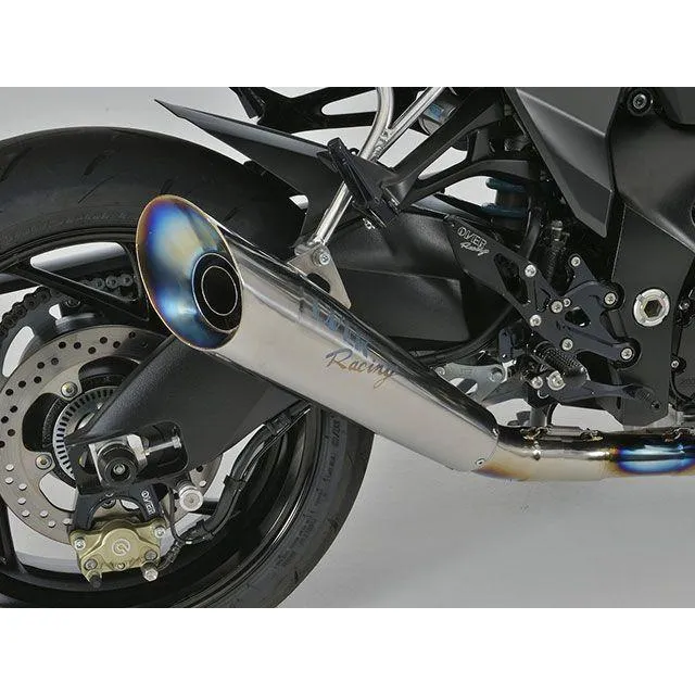 オーバーレーシング KATANA フルチタン メガホン レーシングマフラー OVER RACING