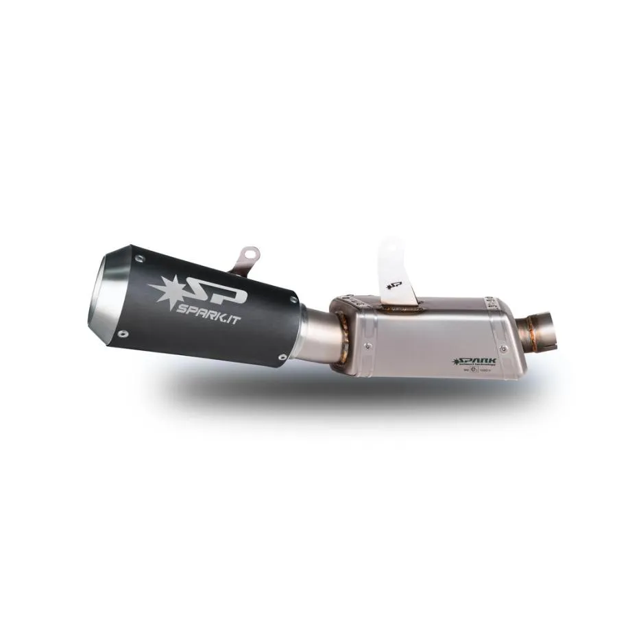 SPARK EXHAUST スパーク マフラー MotoGP サイレンサー スリップオンマフラー 材質：ダークスタイル STREET TRIPLE 765 RS R S TRIUMPH トライアンフ