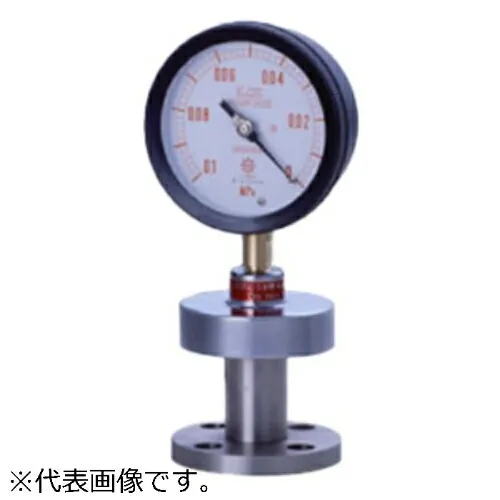 第一計器 隔膜式圧力計 フランジ式（ﾀﾞｲﾔﾌﾗﾑSUS316L 封入液 ｼﾘｺﾝ） ( PK-5 AU100 JIS10K-20ARF 0.16MPA S25C SUS304 )