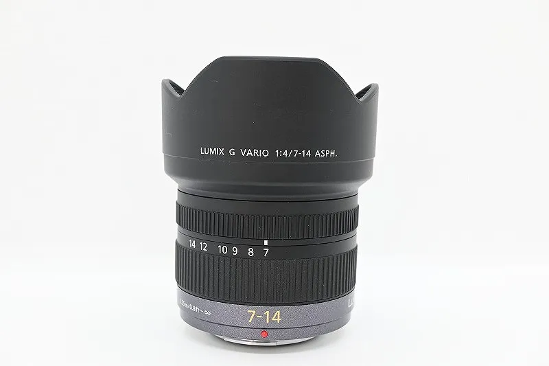 パナソニック Panasonic マイクロフォーサーズマウント レンズ LUMIX G VARIO 7-14mm F4.0 ASPH. H-F007014 【中古】