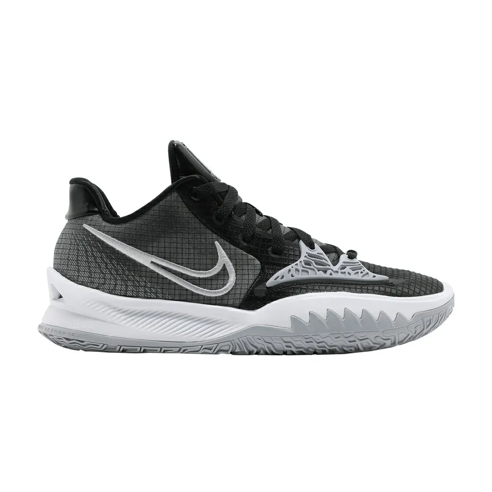 ナイキ カイリー 黒色 ブラック 灰色 グレー 白色 ホワイト BLACK GREY スニーカー メンズ NIKE KYRIE LOW 4 TB WOLF / BLACK WOLF GREY WHITE