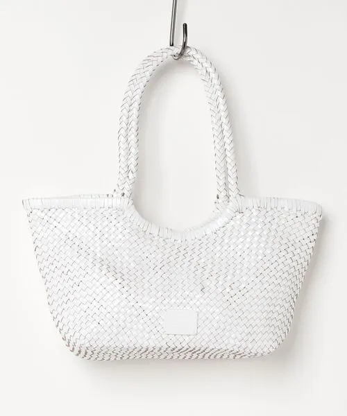 トートバッグ 「Swaraj/スワラージ」手編みメッシュレザーTOTE（山羊革） レディース メンズ