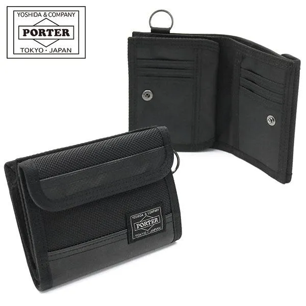 ポーター ヒート ウォレット 703-07887 二つ折り財布 財布 吉田カバン PORTER HEAT メンズ WALLET 折り財布 ナイロン 薄い ファスナー 日本製