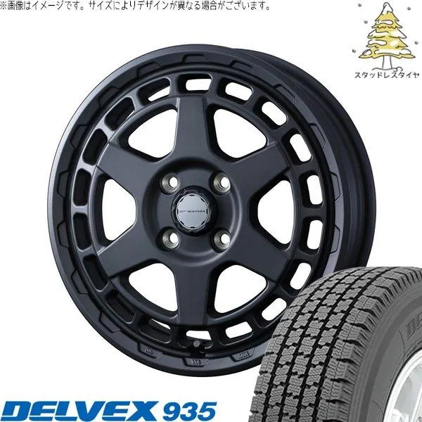 ハイゼットジャンボ 145/80R12 スタッドレス | デルベックス 935 \u0026 マッドヴァンスX タイプS 12インチ 4穴100