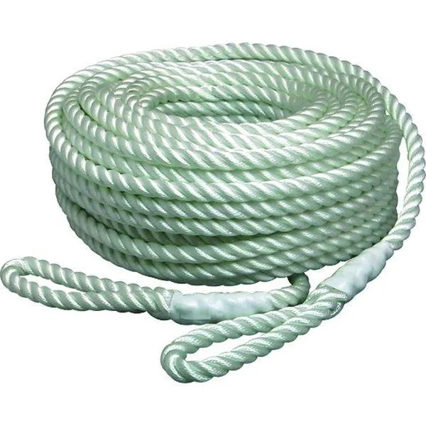 【メーカー在庫あり】 NR-3STRAND-12-50 NR3STRAND1250  電動ウインチ用ナイロンロープ(3打ち) 12mmΦ×50m 両端アイ加工 HD店