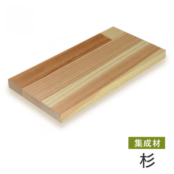 マルトク 杉集成材(サイズ:30×900×1000mm) 30×900×1000mm s014 1枚