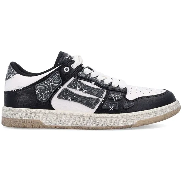 AMIRI アミリ メンズ スニーカー  【AMIRI Skel Top Low Black White Bandana】  サイズ US_M_13 Black/White