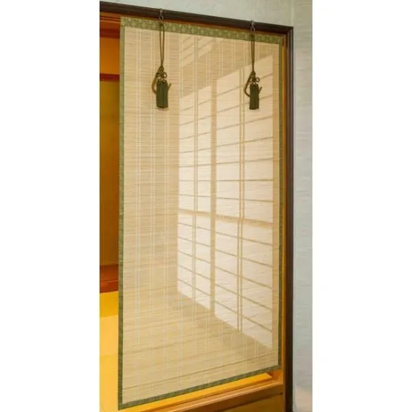 さわやか お座敷 すだれ 間中 88×172cm カーテン ブラインド すだれ SUGS188K 日本製 仏具 涼しげ オールシーズン 和室 高級感 接客 来客 おも