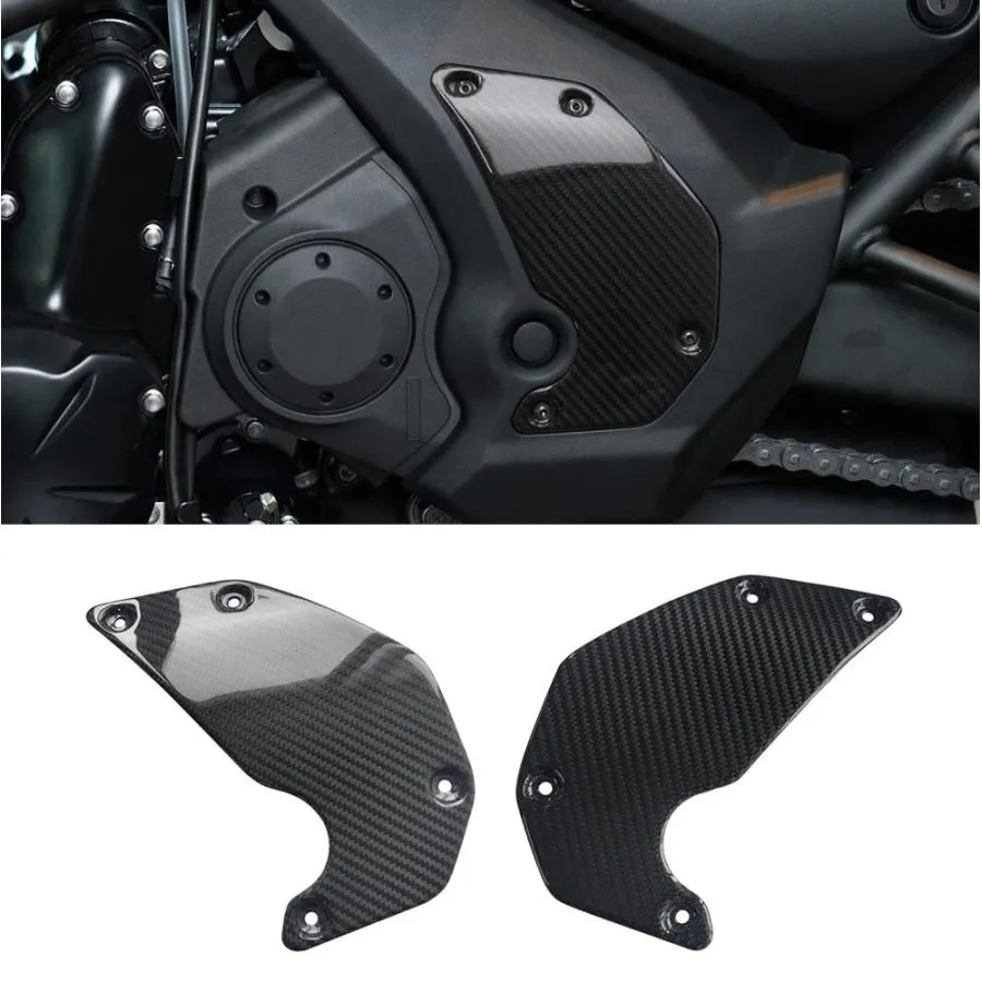 並行輸入品 バイクカーボンドライフェアリングトリムカバー Kawasaki Vulcan S 650 2015-2026用