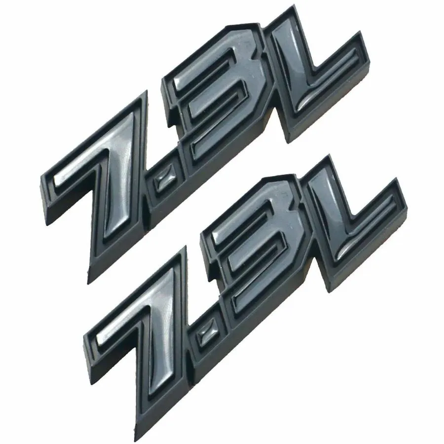 【並行輸入品】2X 7.3L Emblems 3D Badge Powerstroke Power Stroke Turbo Die sel