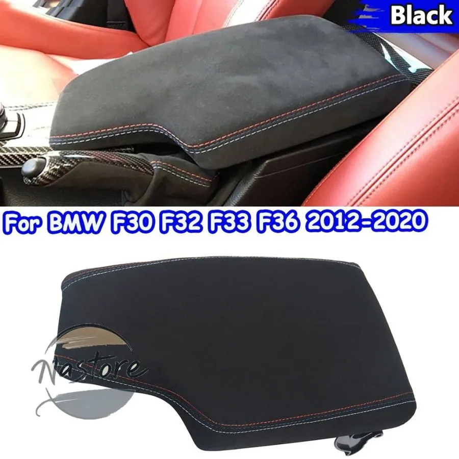 並行輸入品 BMW カバー アームレスト アルカンターラセンターコンソールボックス f30 f31 f32 f33 f34 f36 12-20