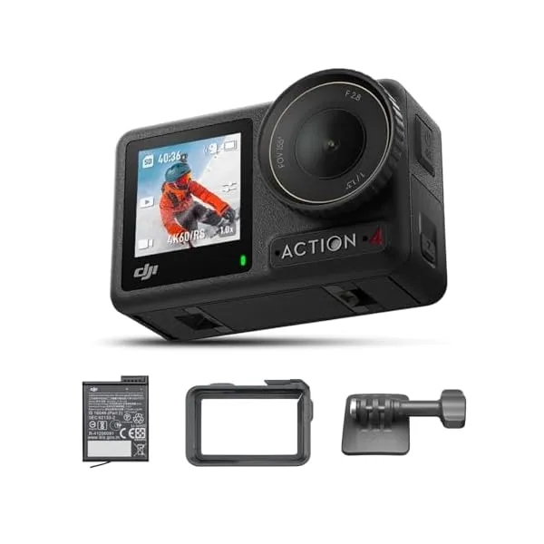 DJI アクションカメラ Osmo Action 4 スタンダードコンボ 4K/120fps対応 防水アクションカメラ 1/1.3