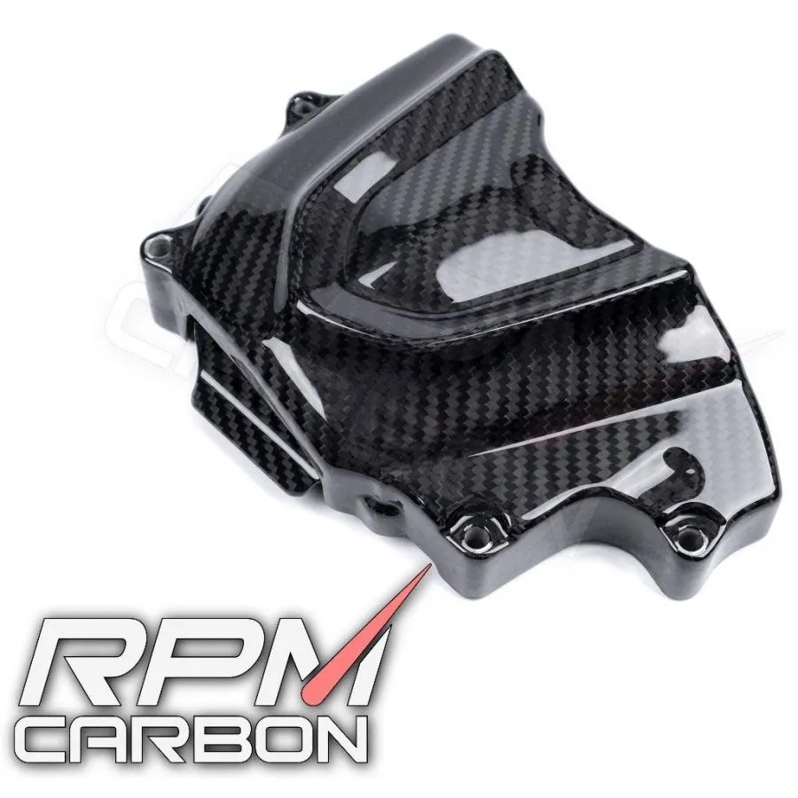 RPM CARBON アールピーエムカーボン ドライブスプロケットカバー NINJA ZX-6R 仕上げ：ツヤなし / 仕様：綾織 ZX6R KAWASAKI カワサキ スプロケットカバー 外装