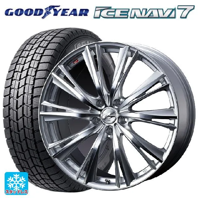 トヨタ アルファード(30系)用 235/50R18 97Q グッドイヤー アイスナビ7(数量限定) # レオニス WX