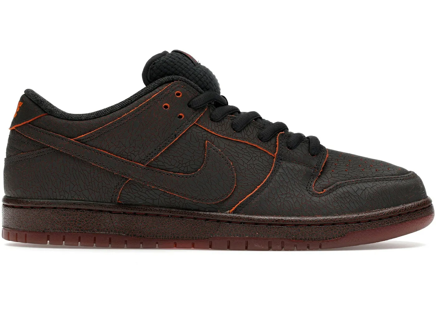 ナイキ ダンク エスビー 灰色 グレー 橙 オレンジ スニーカー メンズ NIKE DUNK SB LOW KRAMPUS / DARK SMOKE GREY CAMPFIRE ORANGE