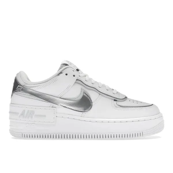 Nike ナイキ レディース スニーカー Nike Air Force 1 Low Shadow White Pure Platinum Metallic Silver (Women's) 【サイズ US_6.5(23.5cm) 】
