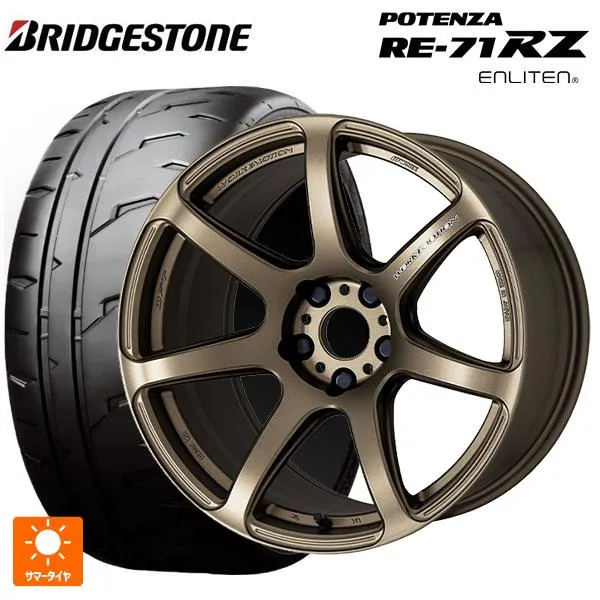 送料無料 サマータイヤホイール 4本セット 2026年製 205/50R16 87V ブリヂストン ポテンザ RE-71RZ 正規品 # ワーク エモ