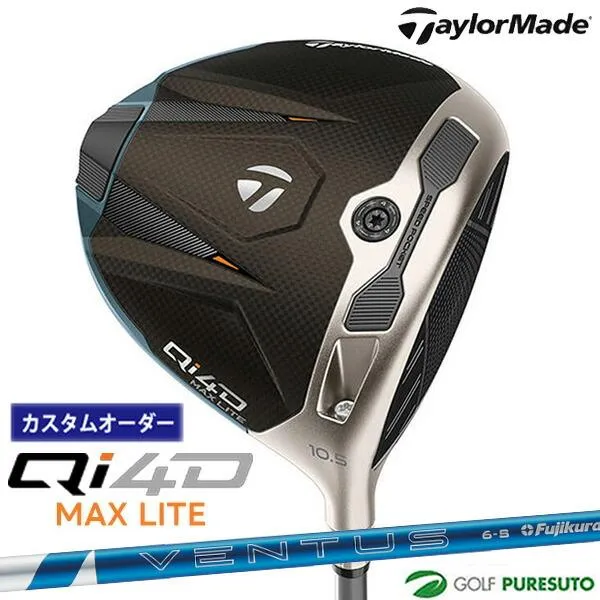 【カスタムオーダー】テーラーメイド Qi4D MAX LITE ドライバー  24 VENTUS BLUE カーボンシャフト 2026年モデル[1月29日発売予定]【■Ti■】