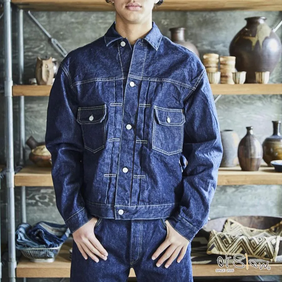 オアスロウ デニムジャケット Gジャン メンズ orSlow TYPE2 1950'S DENIM JACKET タイプ2 1950'sデニムジャケット 01-6002-81? 正規取扱品