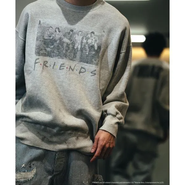 SAINT MICHAEL／セントマイケル／FRD_CREW N SWEAT／FRIENDS／GRY