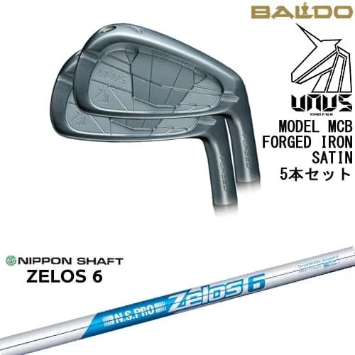 BALDO UNUS MODEL MCB フォージドアイアン5本set(6I-PW) ウヌス サテン[6P]バルドBALDO N.S.PRO ZELOS 6 日本シャフト
