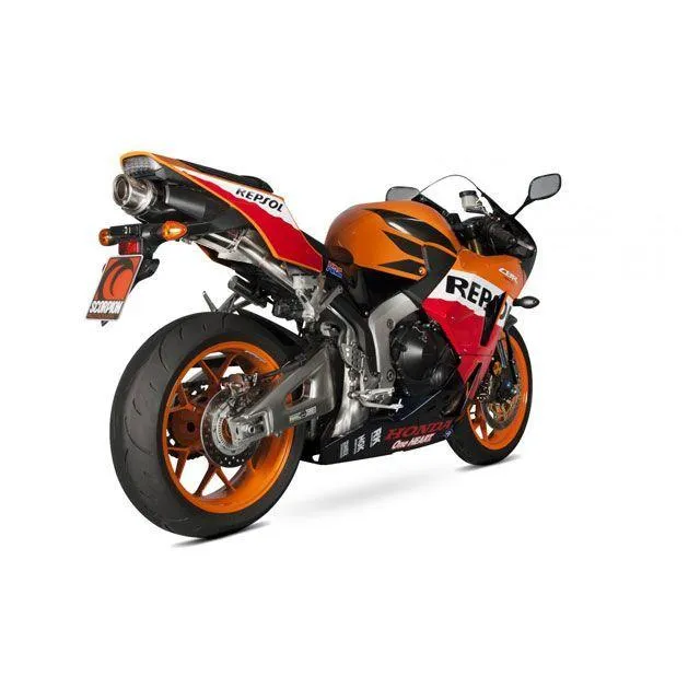 SCORPION CBR 600 RR マフラー本体 Stealth スリップオン ステンレススリーブ Homologated Honda CBR …