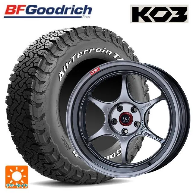 送料無料 サマータイヤホイールセット 225/75R16 115/112S BFグッドリッチ オールテレーン TA KO3 ホワイトレター 正規品 エ