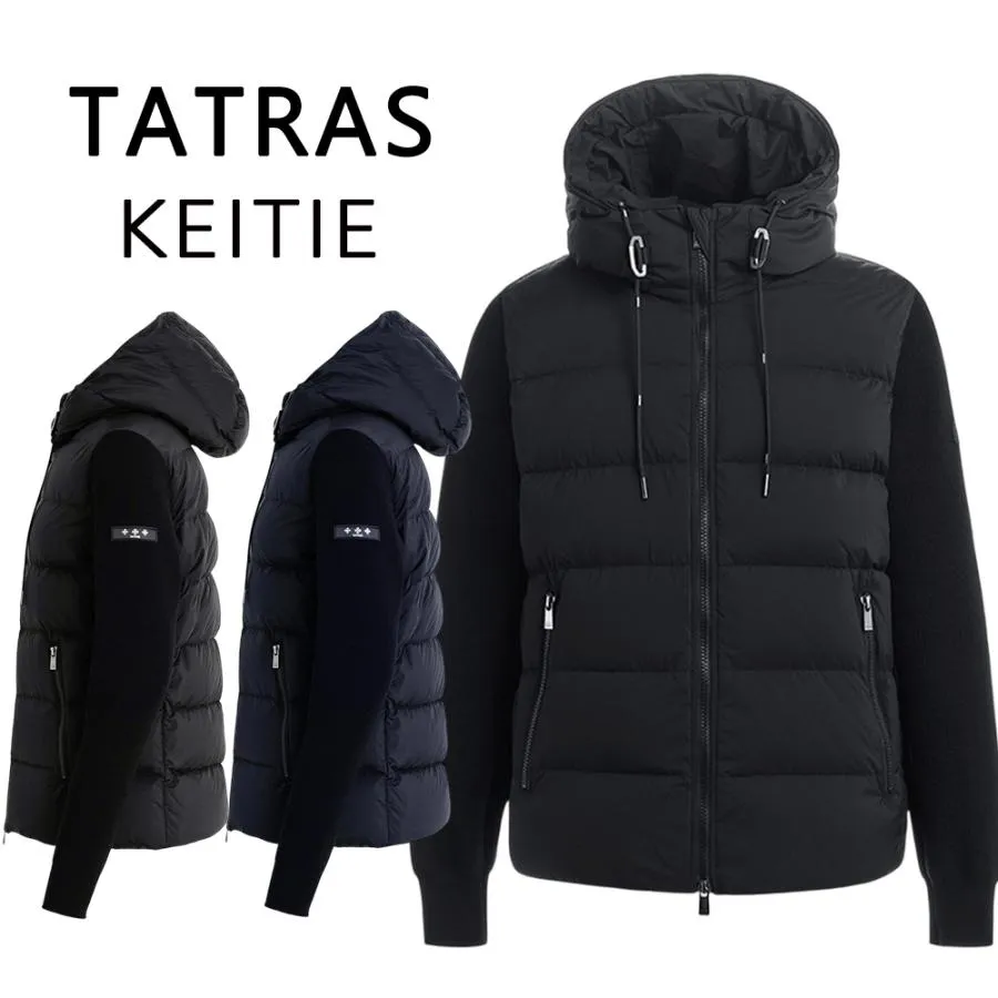 TATRAS タトラス ダウンジャケット ケイティー KEITIE メンズ フード付き アウター 切替え ショート丈 軽量 ブルゾン 大きいサイズあり MJXA0021013588