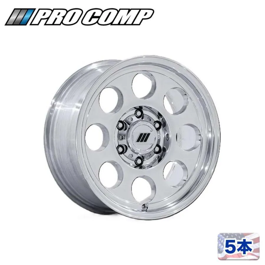 [PRO COMP 正規品] 16インチアルミホイール 5本 PA201 HERITAGE 16×8J 8H 170 ±0 CB125.1 汎用