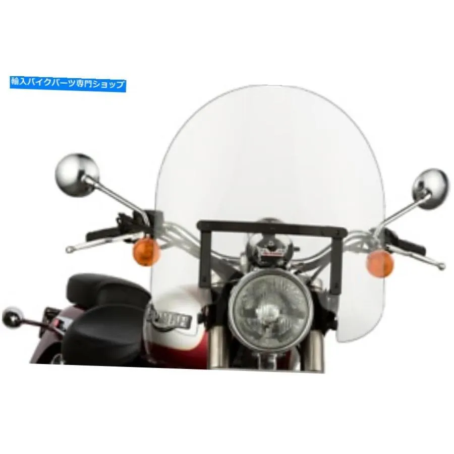 Windshield スリップストーマルクリア17 \"SS-30 Classic Windshield SS-30-17CTQB Slipstreamer Clear 17\" SS-30 Classic Windshield SS-30-17CTQB