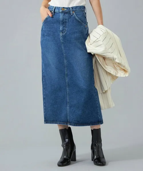 デニムスカート Lee/リー  デニムスカート「ベストセラー」「STANDARD WARDROBE」ミドル丈 セットアップ可