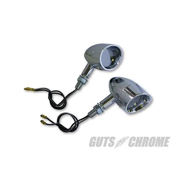 GUTS CHROME ガッツ クローム 4200-0014 ブリム ウィンカーセット ハーフミラーレンズ