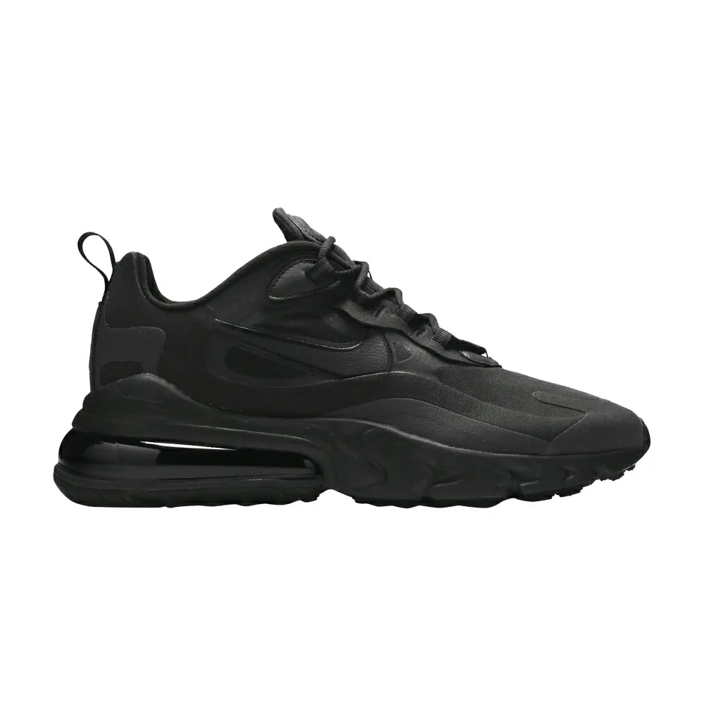 ナイキ マックス リアクト 黒色 ブラック 灰色 グレー エアマックス BLACK GREY スニーカー メンズ NIKE AIR MAX 270 REACT OIL / BLACK OIL GREY BLACK OIL GREY