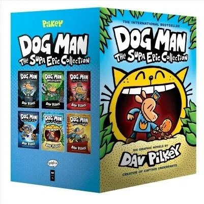 Dog Man #1-6 Boxed Set: The Supa Epic Collection Dog Man Volume 6 Boxed Set (Hardcover Volume 6)