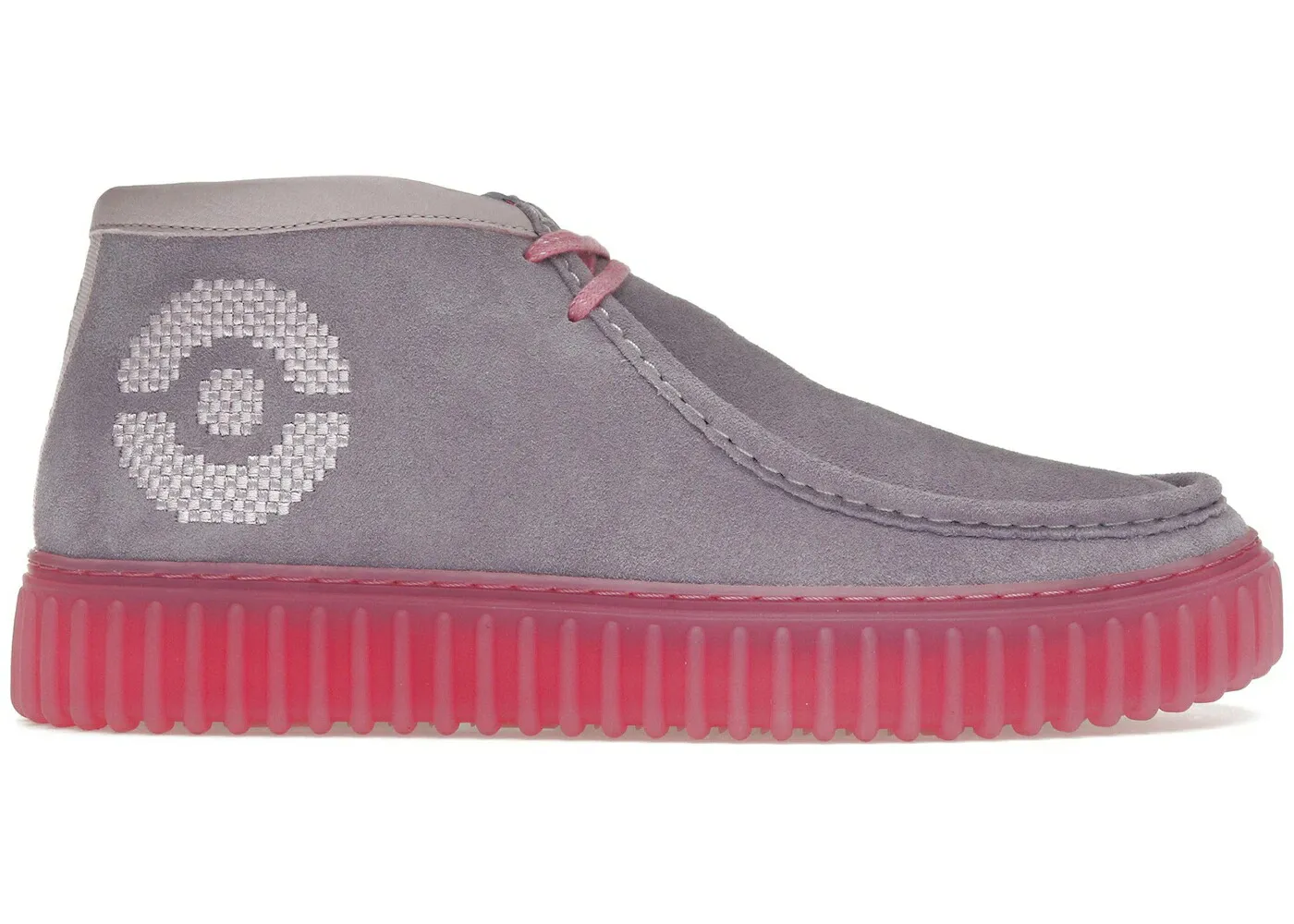 クラークス 灰色 グレー ピンク スニーカー メンズ CLARKS TORHILL EXPLORE POK MON MEWTWO / GREY PINK