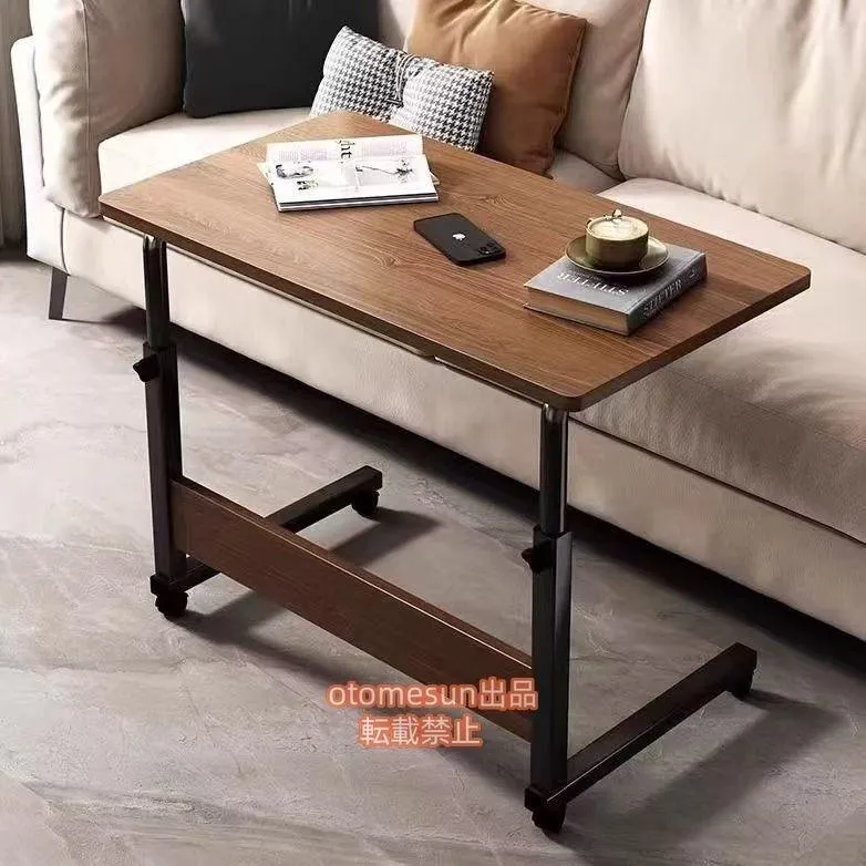 昇降式デスク オフィスデスク ワークテーブル パソコンデスク 80×50×66cm 組立品 高さ無段階調節 脚カバー付き otomesun北欧 おしゃれ 在宅勤務 机